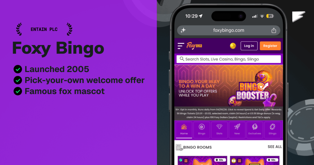 foxy bingo one of entain plc brands