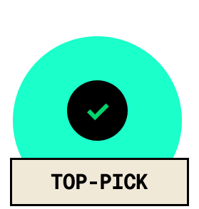 our top pick badge is reserved for top-rated casino brands reviewed by our team